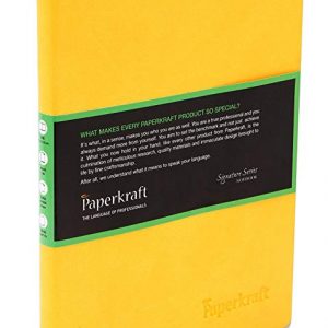 Paperkraft Signature Colour Series with Yellow Cover with Green Pages
