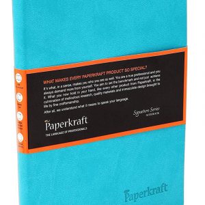 Paperkraft Signature Series Notebook – 210 x 145 mm, 160 pages, Orange Pages