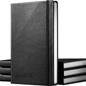 Paperkraft Signature Series Soft PU Black Cover, 160 pages