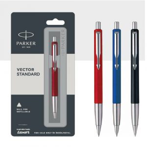 Parker Vector standard  ball pen with stainless steel trim