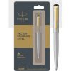 Parker Vector Stainless Steel Ball Pen With Gold Trim Authorized Distributor Wholesaler Retailer Bulk Order Buy Shop Online Supplier Dealers In Kerala South India
