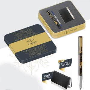 Vector Time Check Roller Ball Pen GT with Free Card Holder
