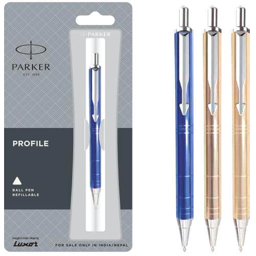 Parker Profile Ball Pen With Stainless Steel Trim Authorized Wholesaler Retailer Bulk Order Supplier Dealers In Kerala South India