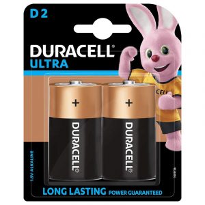 Duracell D Alkaline Battery with Duralock Technology | Pack of 2 | SKU: 5005412 | Buy Bulk Online