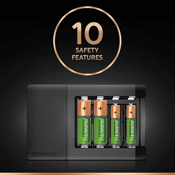 duracell high speed 5001378 advanced charger with 2 aa (1300 mah) and 2 aaa (750 mah) rechargeable batteries authorized distributors wholesaler renaissance shop buy online supplier best lowest price dealers in kerala south india