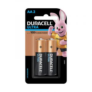 Duracell AA 2BL Ultra Alkaline AA Batteries Battery with Duralock Technology- Pack of 2 Pieces- SKU: 5005402 | Buy Bulk Online