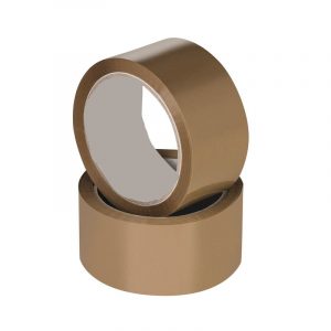 60 M/ 48 MM/ 40 Micron Self Adhesive Brown Tape | Omega Stationery | Buy Bulk Online